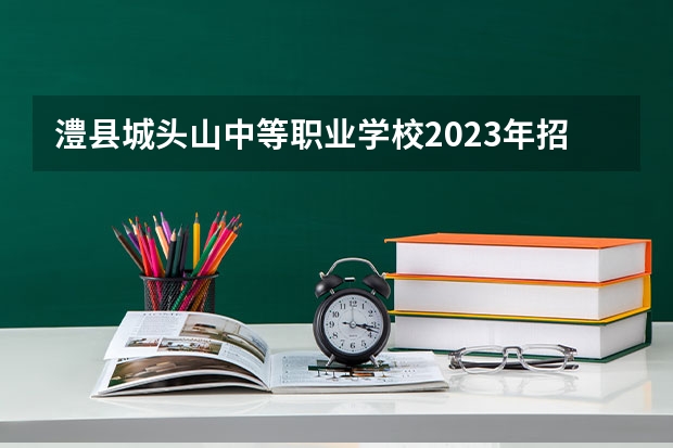 澧县城头山中等职业学校2023年招生录取分数线