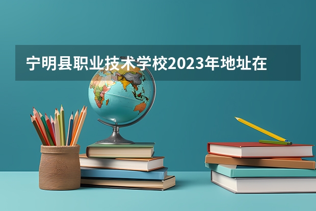 宁明县职业技术学校2023年地址在哪里