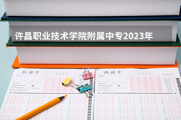 许昌职业技术学院附属中专2023年招生计划