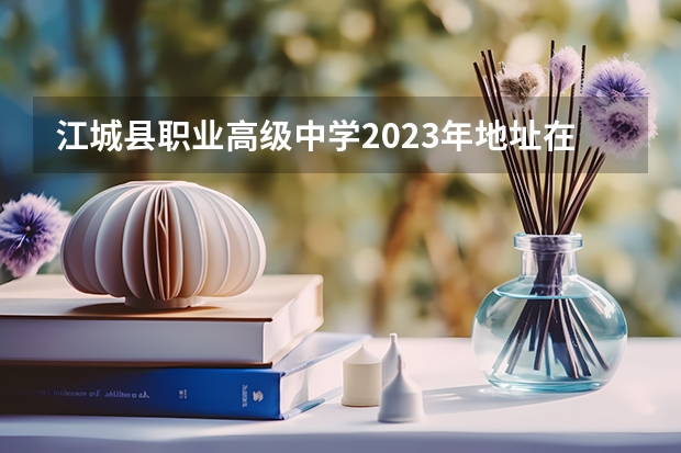 江城县职业高级中学2023年地址在哪里