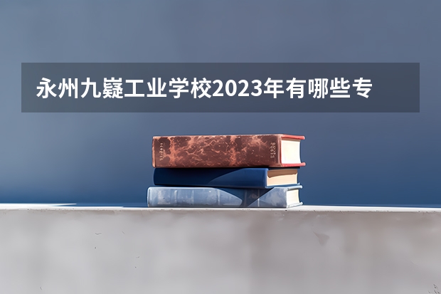永州九嶷工业学校2023年有哪些专业