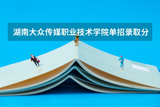 湖南大众传媒职业技术学院单招录取分数线(2022历年)