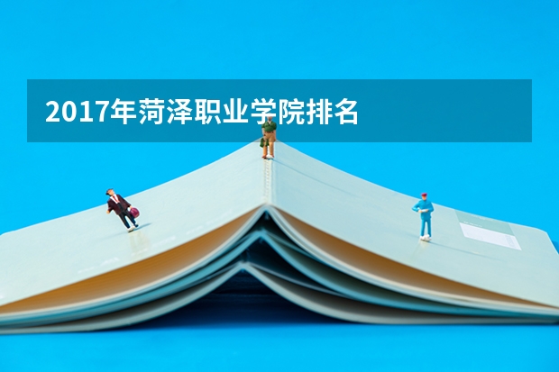 2017年菏泽职业学院排名