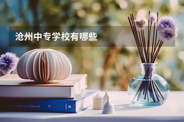 沧州中专学校有哪些