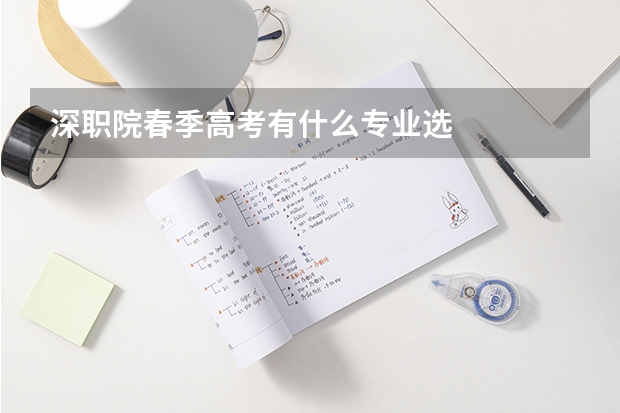 深职院春季高考有什么专业选