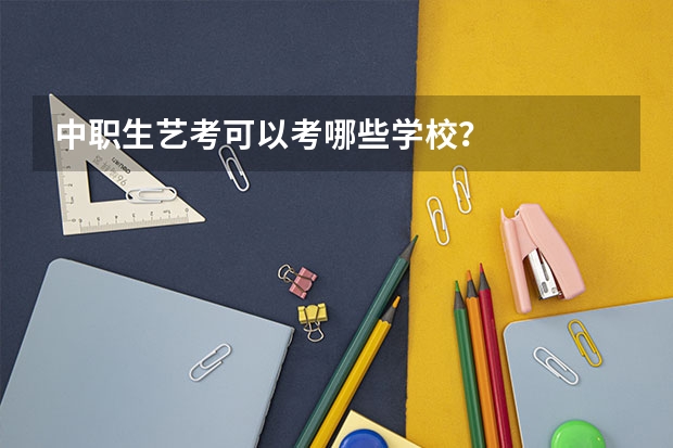 中职生艺考可以考哪些学校？