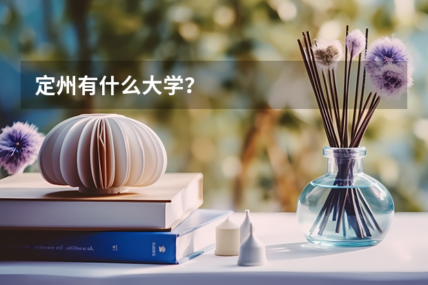 定州有什么大学？
