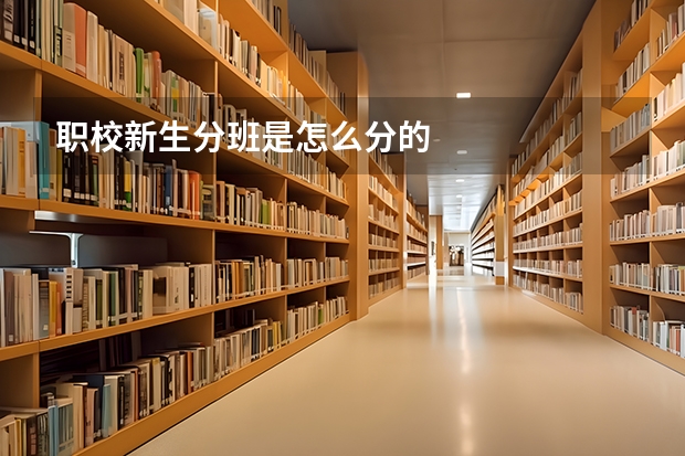 职校新生分班是怎么分的.
