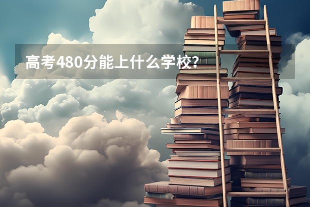 高考480分能上什么学校？