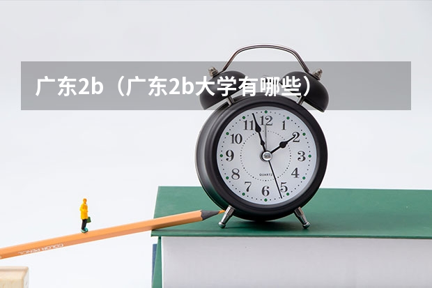 广东2b(广东2b大学有哪些)