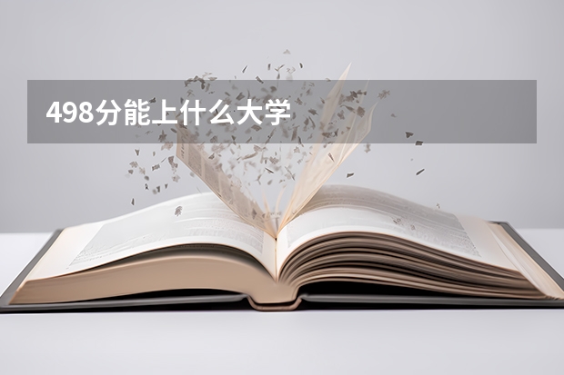 498分能上什么大学