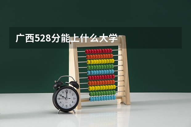 广西528分能上什么大学