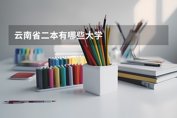 云南省二本有哪些大学
