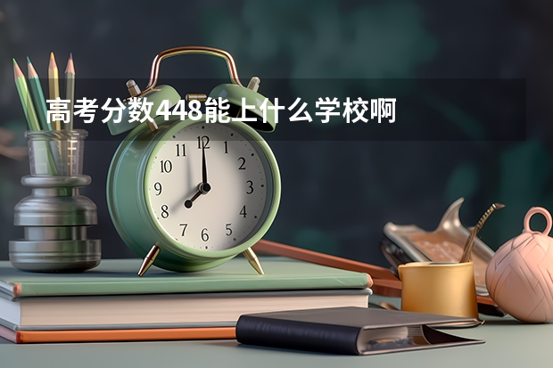 高考分数448能上什么学校啊