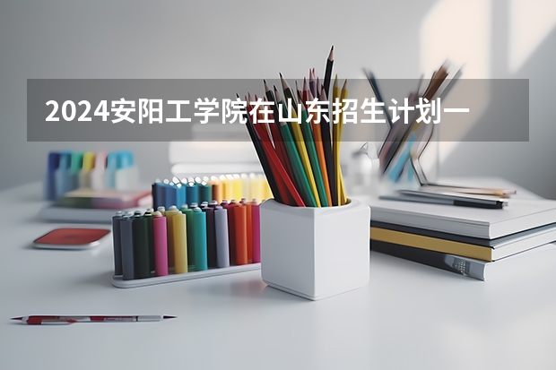 2024安阳工学院在山东招生计划一览表