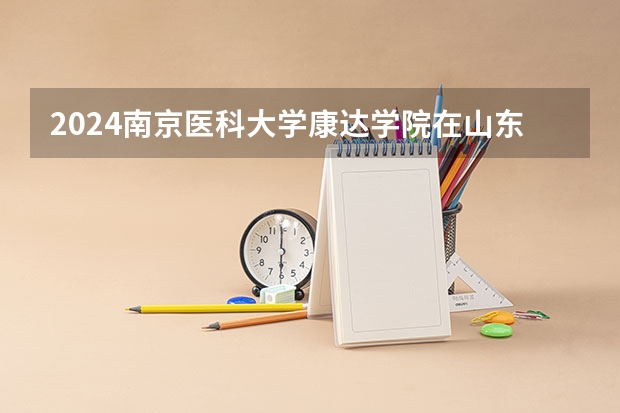 2024南京医科大学康达学院在山东招生计划一览表
