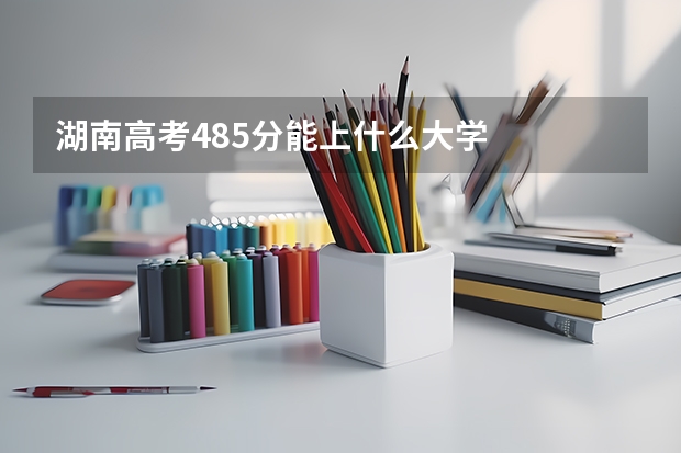 湖南高考485分能上什么大学